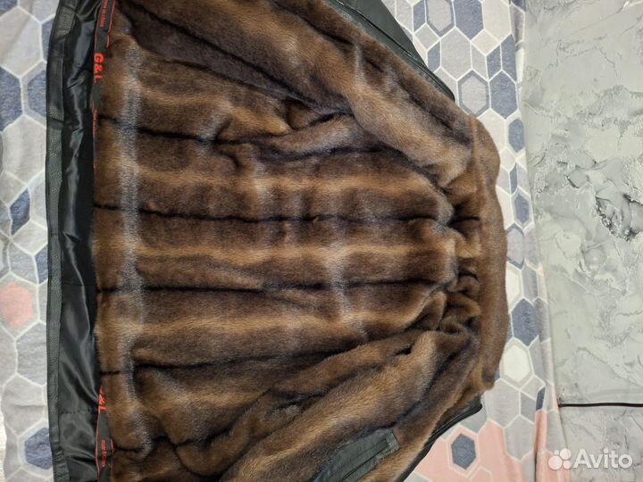 Кожаная дубленка мужская