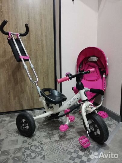 Детский трёхколёсный велосипед 3в1