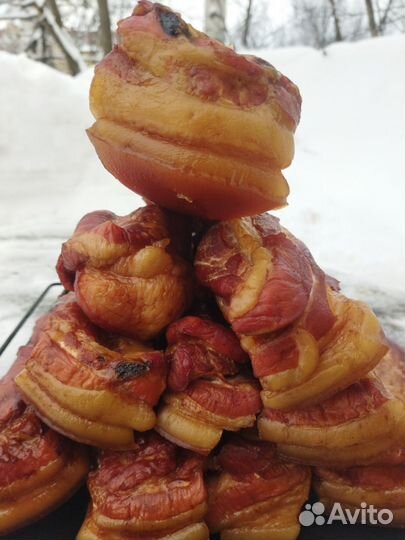 Грудинка горячего копчения