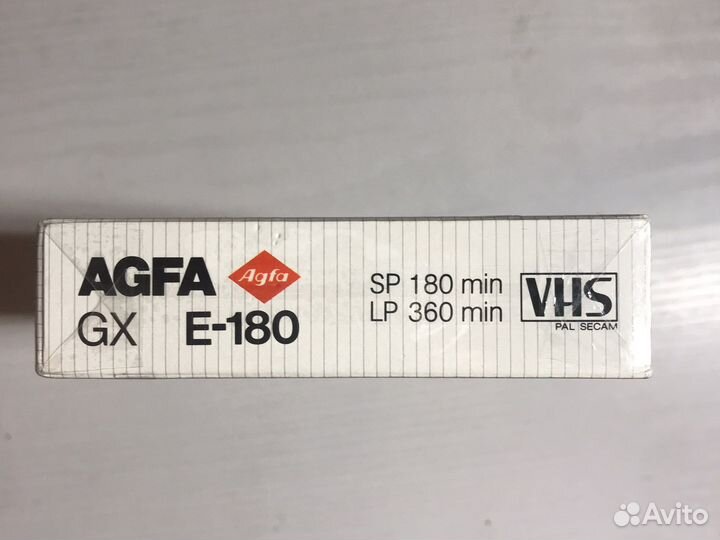 Видеокассета новая VHS agfa GX E-180