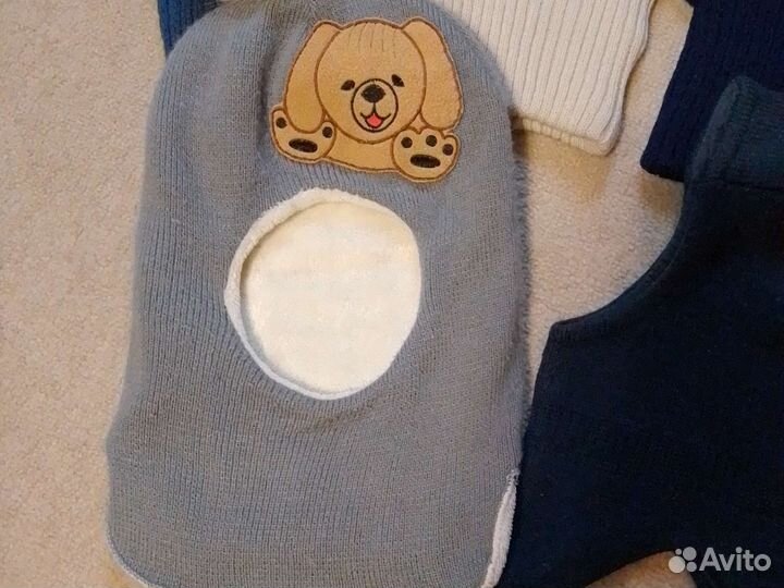 Шапка шлем, манишки