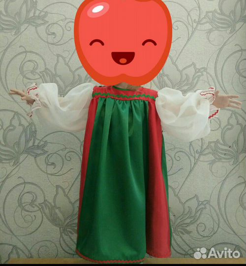 Народное платье (Алёнушка, Матрёшка) на 92-110см