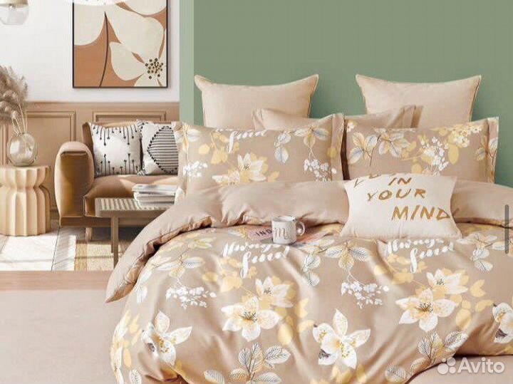 Пстельное белье Евро