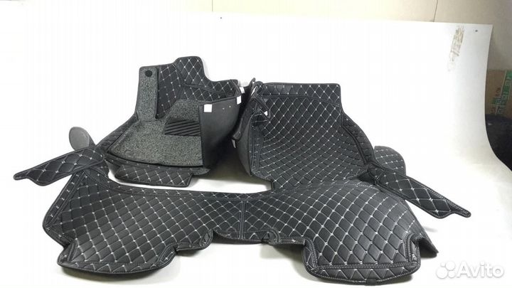 3D Коврики Hyundai Салон Багажник из Экокожи