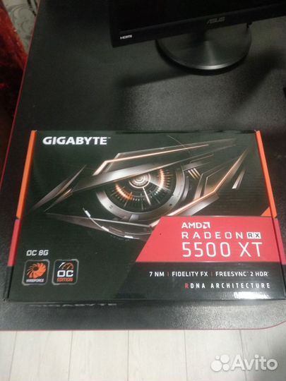 Видеокарта gigabyte Radeon RX 5500 XT 8Gb