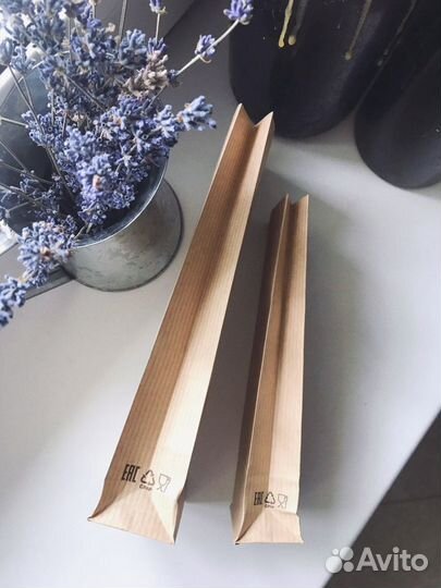 Крафт пакет для чая или кофе на 50 г