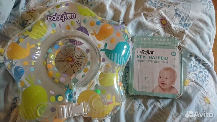 Детский надувной круг на шею 0+