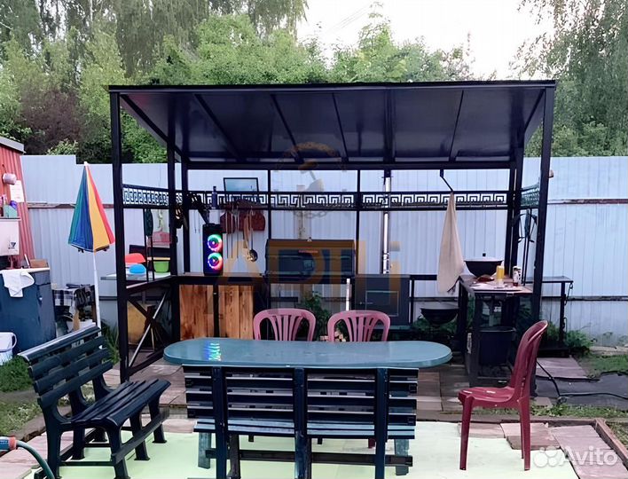 Мангал с крышей / Рассрочка