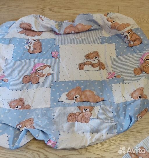 Постельное белье на детскую кроватку и пижама