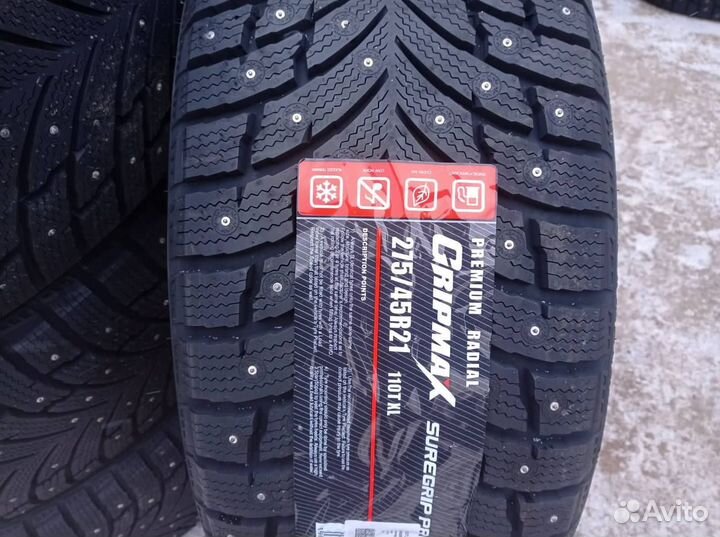 Gripmax SureGrip Pro Ice 275/45 R21 и 315/40 R21 115T