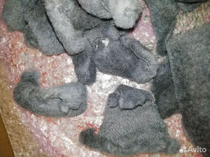 Искусственный мех СССР, для поделок, куски