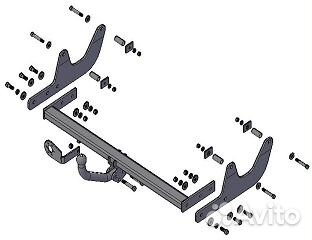 Фаркоп тсу для Лада Ларгус / Ларгус Кросс (2011)