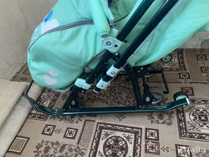 Детские санки коляска