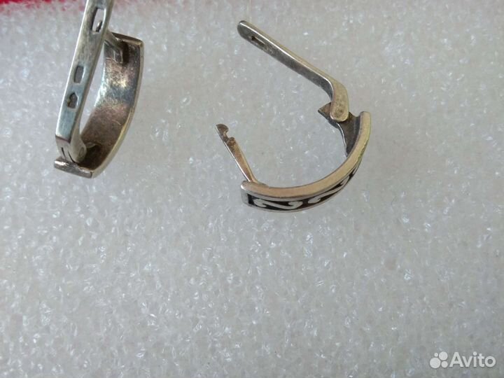 Серебряные серьги