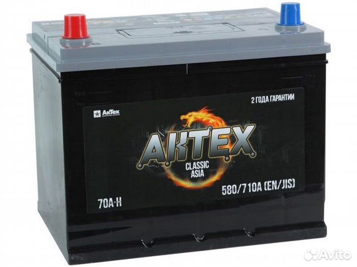 Аккумулятор актех Classic Asia atca 70AH 710А
