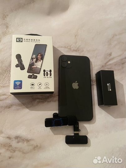 Петличный беспроводной микрофон K9