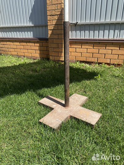 Крестовина подставка металлическая для зонта