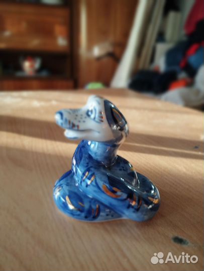 Статуэтка удав Гжель