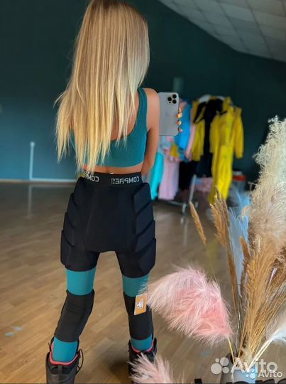 Шорты защитные горнолыжные унисекс