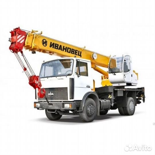 Аренда и услуги автокрана, 16 т, 18 м, с гуськом 3 м