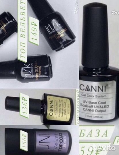 Материалы для ногтей