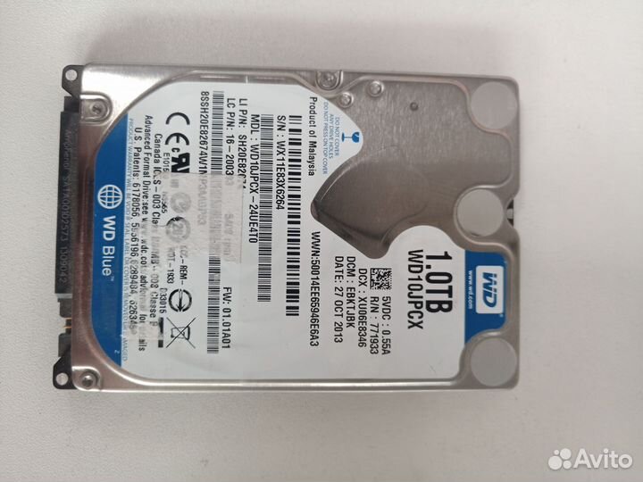 Жёсткий диск 2.5 1 тб