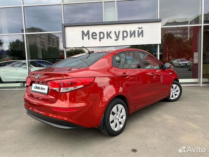 Kia Rio 1.6 МТ, 2017, 63 000 км