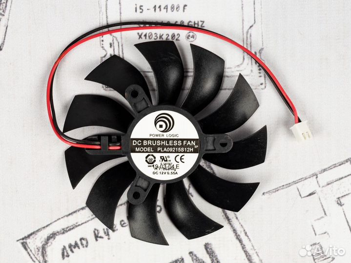 Вентиляторы для видеокарт evga GTX 1050 (Ti)