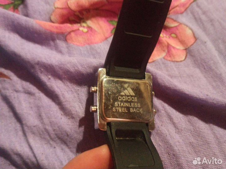 Часы adidas stenless steel back