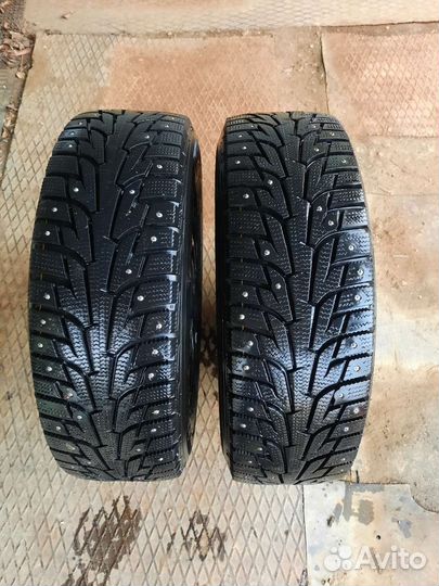 Колеса r 15 зимние шипованные Hankook 2 шт