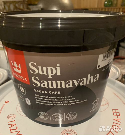 Восk Tikkurila Supi Saunavaha, 0,9l