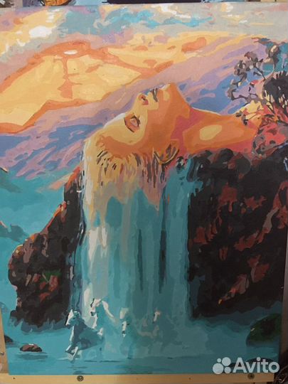 Картина по номерам на холсте