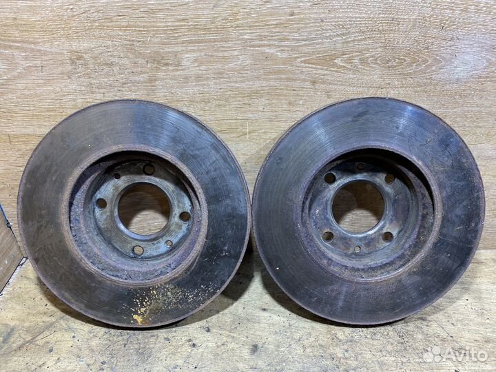 Комплект передних тормозных дисков Solaris 1 D206