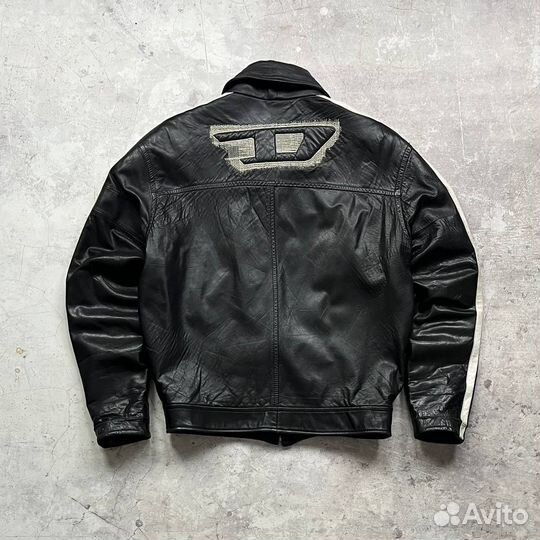 Винтажная кожаная куртка Diesel Vintage 90