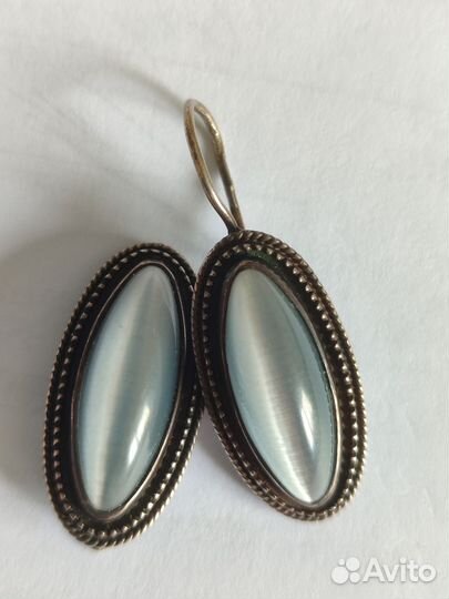 Серьги серебро 875 СССР