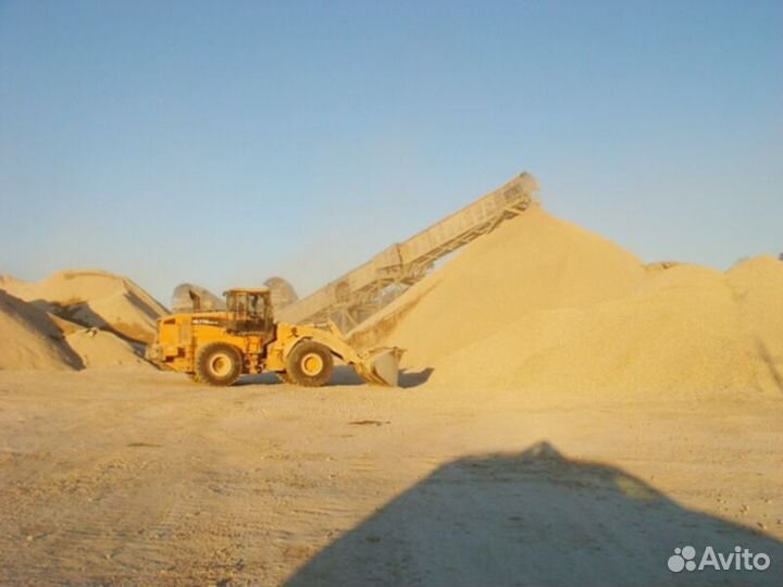 Песок карьерный с доставкой