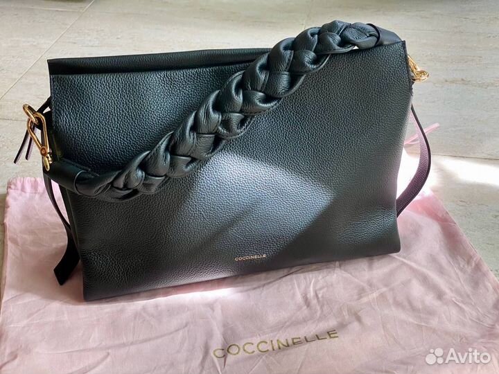 Сумка натуральная кожа Coccinelle