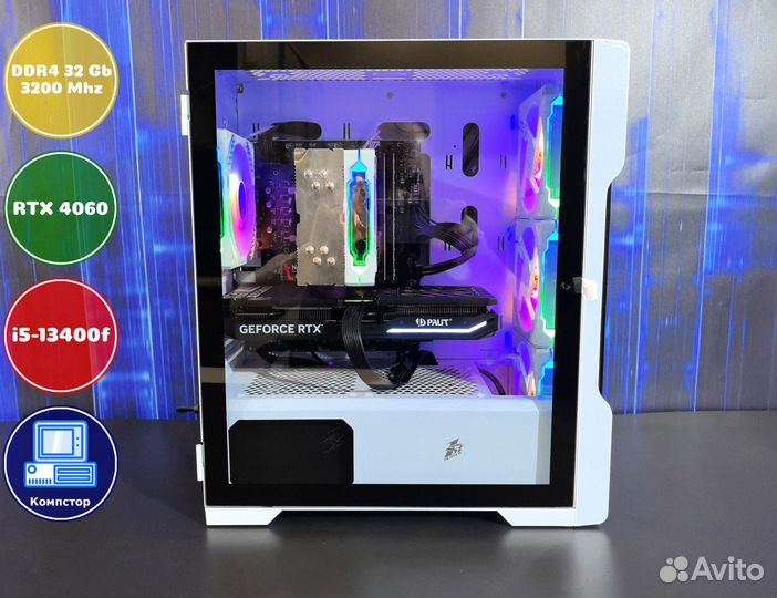Игровой пк новый i5-RTX4060-32DDR4-XPK60874359-B760
