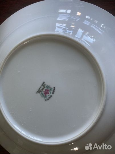 Тарелки глубокие фарфор Япония 6 шт, новые