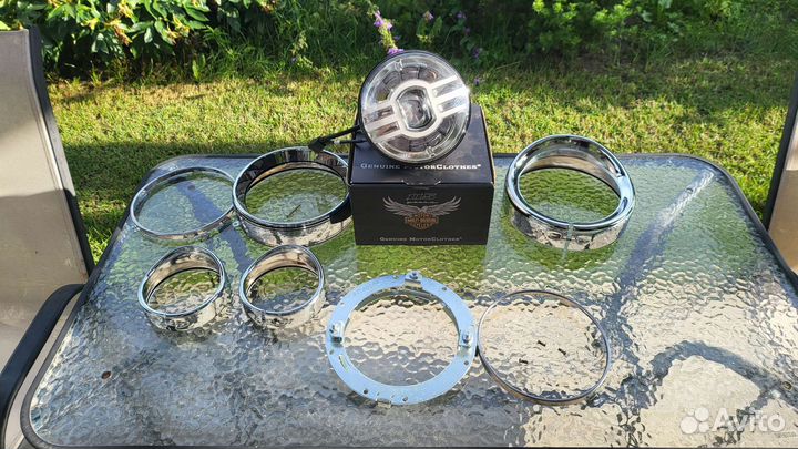 Фара для Harley davidson линзованная диодная