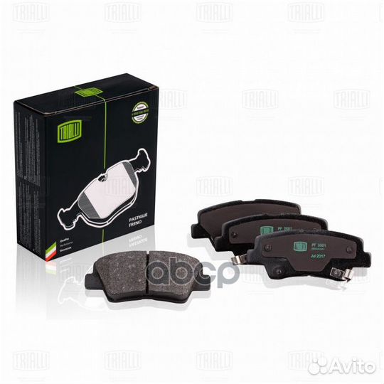 Колодки торм. для а/м Hyundai Solaris (10) /Kia