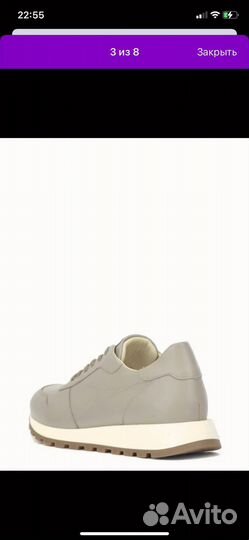 Кроссовки женские натуральная кожа berg, размер 37