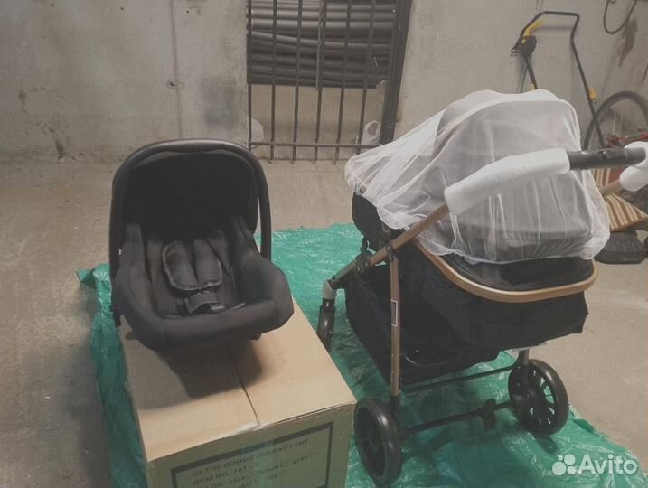 Коляска трансформер 3 в 1 с подстаканником