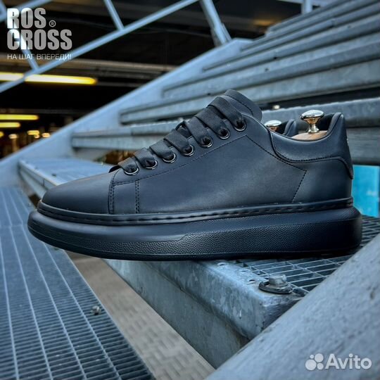 Мужские кожаные кеды