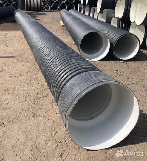 Труба гофрированная двустенная с раструбом SN 6 92