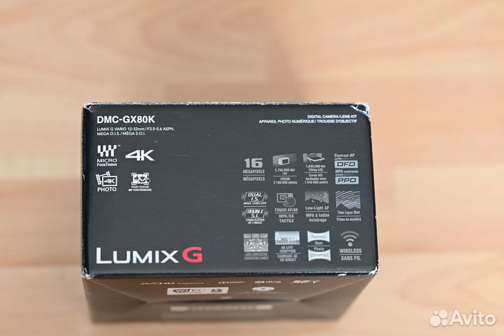 Lumix gx80 с объективом (пробег 2500)
