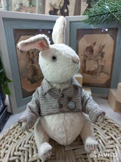 Мишка тедди ручная работа (зайка)