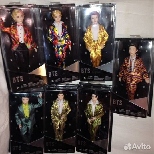 Куклы мальчики BTS, Mattel, в коробках