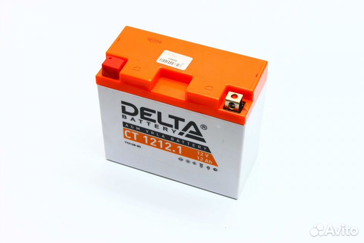 Аккумулятор delta ст-1212.1 зал п.п (YT12B-BS)