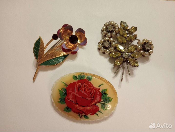 Броши винтаж
